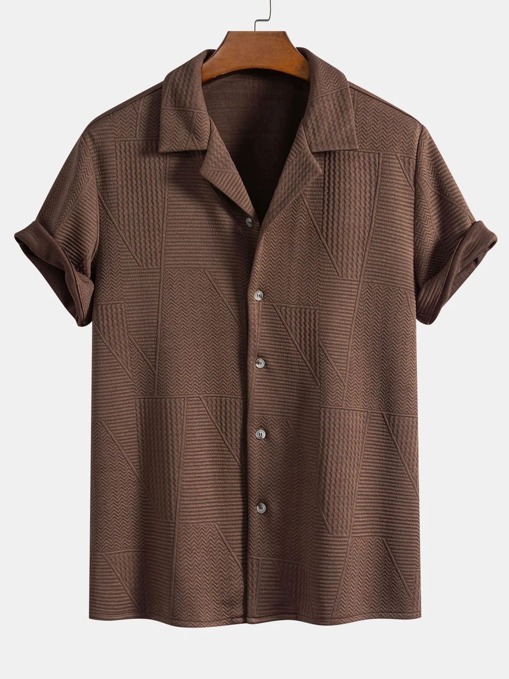 Jacquard Knitted t-shirt