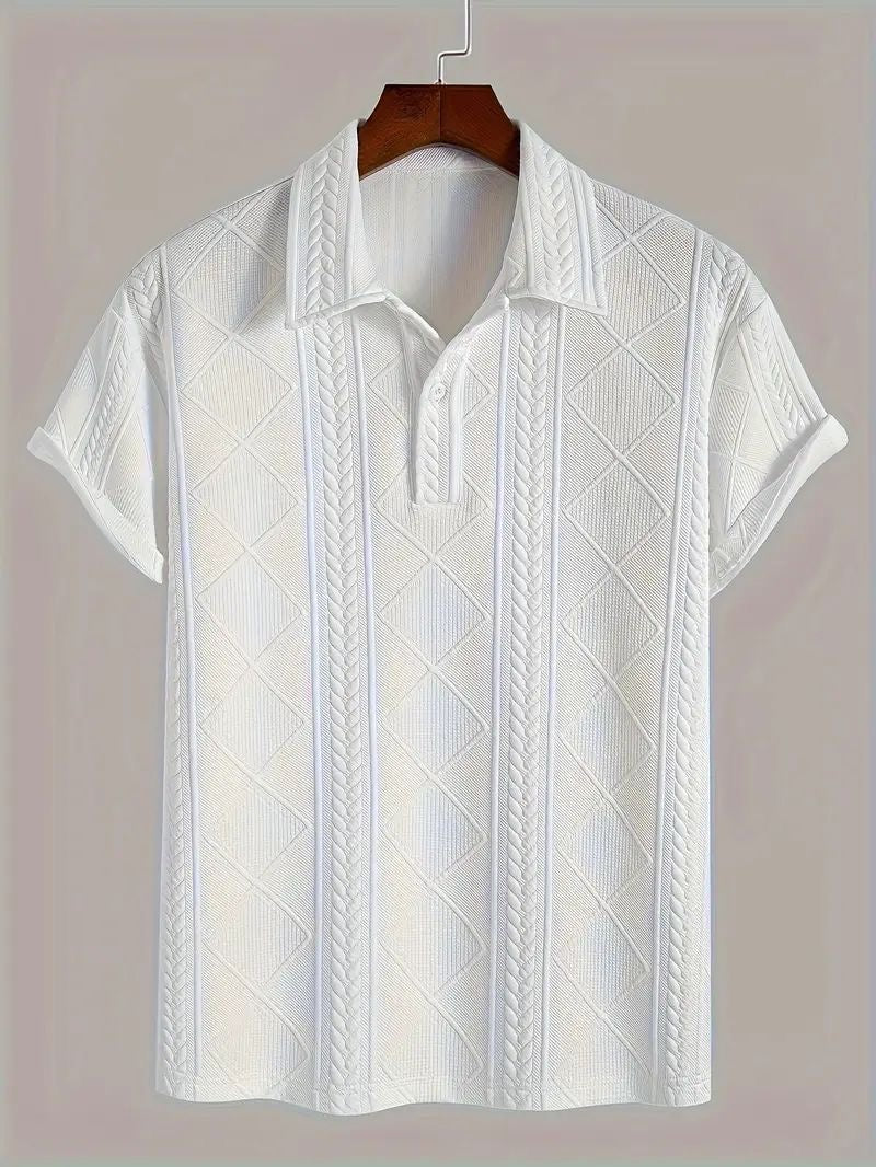 Jacquard Knitted t-shirt